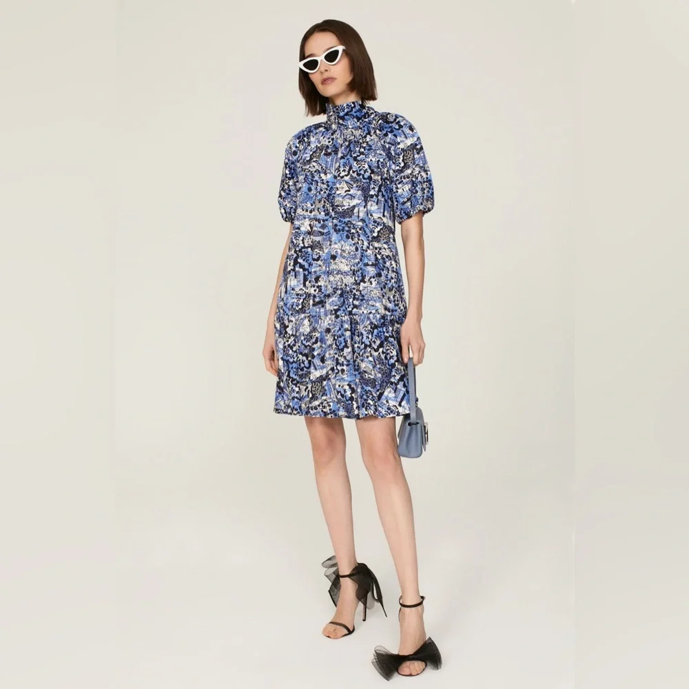 Kate Spade Blue and Black Mini Dress - Picture 3 of 9